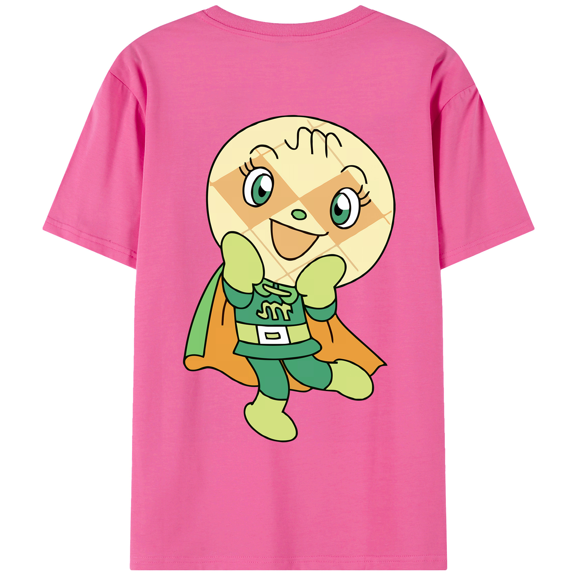 （画像用） アンパンマン Anpanman レディース半袖Tシャツ(バックプリント)